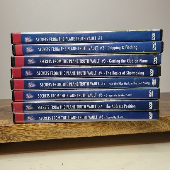 Secrets from the Plane Truth Vault Golf DVD 1-8 Set RARE Golf Instruction - Picture 3 of 9
